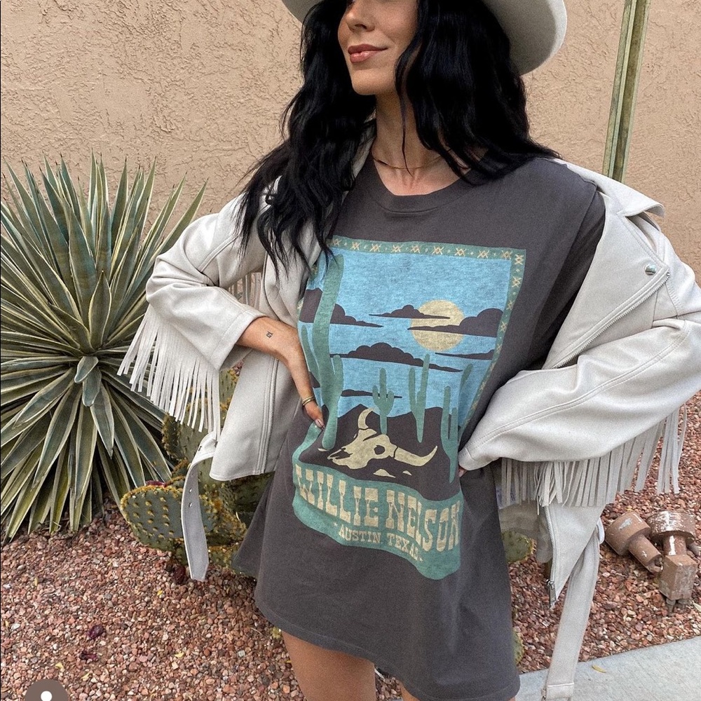 Missguided White Fringe Jacket